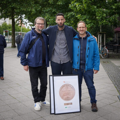 Bennet Wiegert und Falko Grube